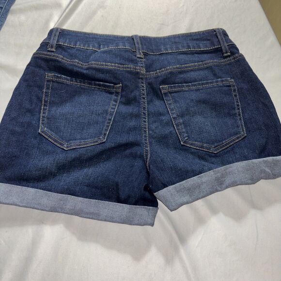 Denim Bundle Lot 4 Pc  3 Shorts 1 Pair Of Jeans Size 6 Dark & Medium Wash  BL - Picture 10 of 16